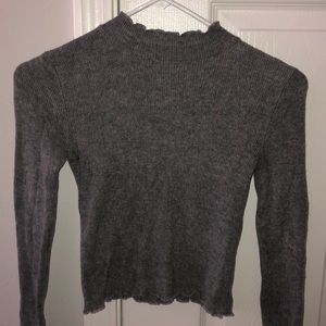 Grey Turtle Neck